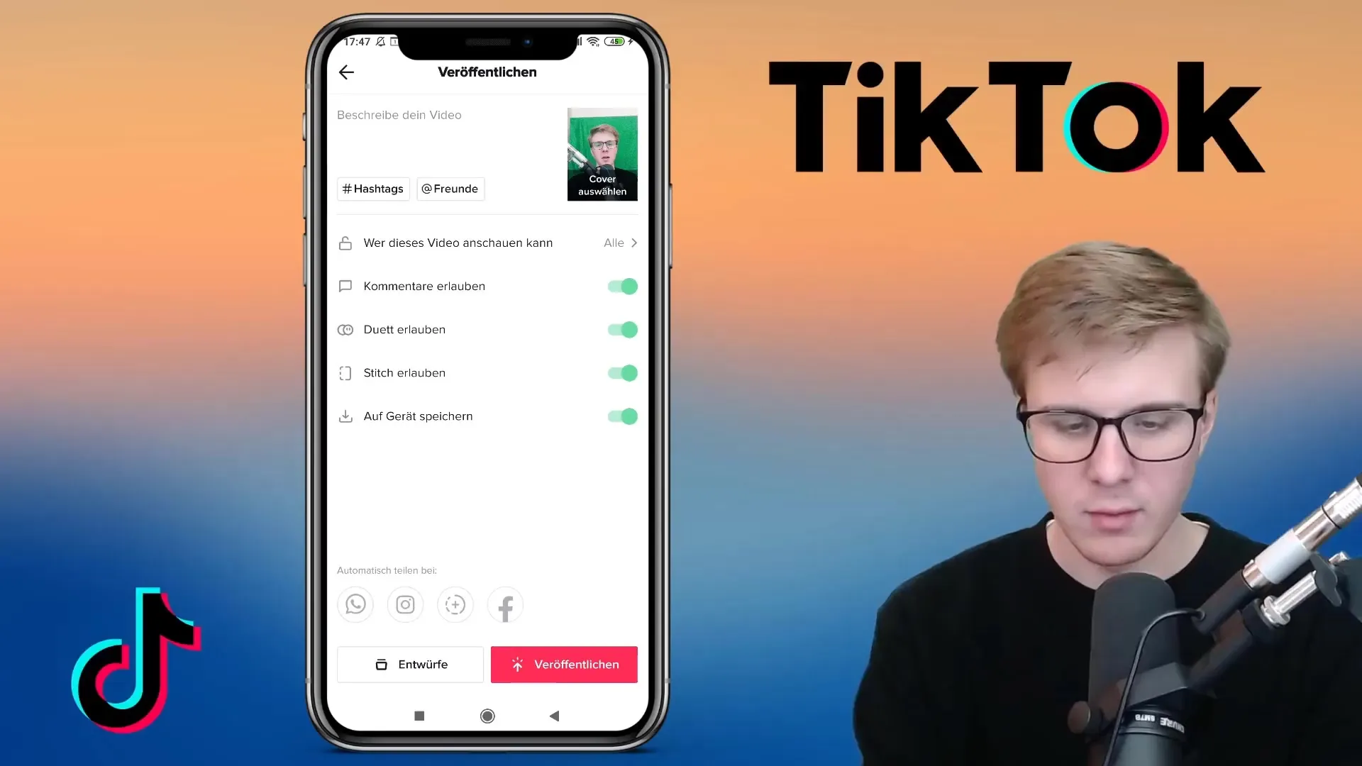 TikTok pazarlama stratejileri: Taslak kaydetme