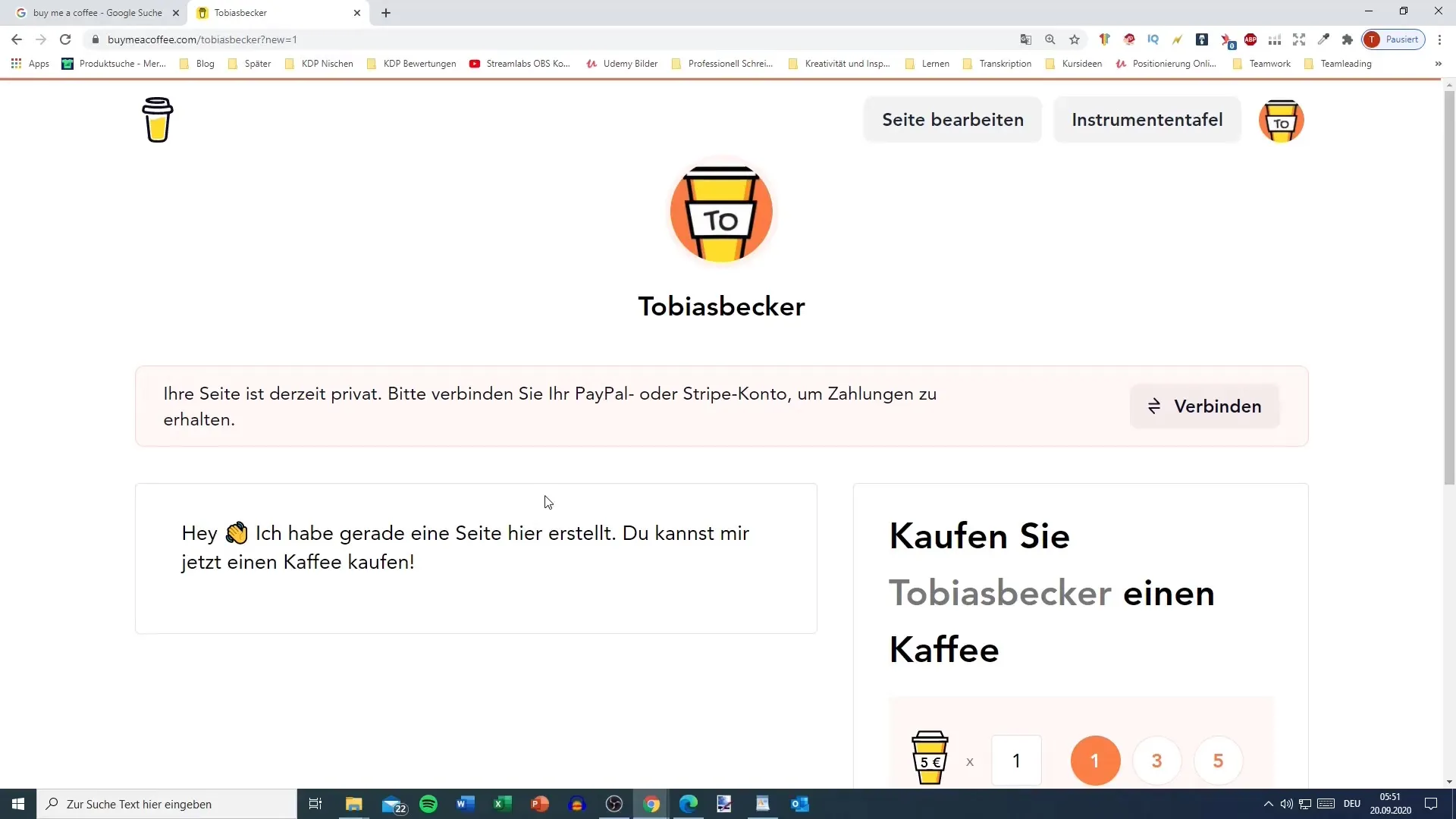 TikTok-Marketing ile Buy Me a Coffee - Para kazanmak kolay hale getirildi