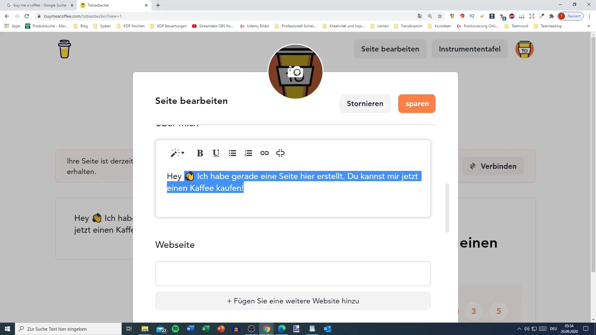 TikTok pazarlama için Buy Me a Coffee ile kolayca para kazanabilirsiniz