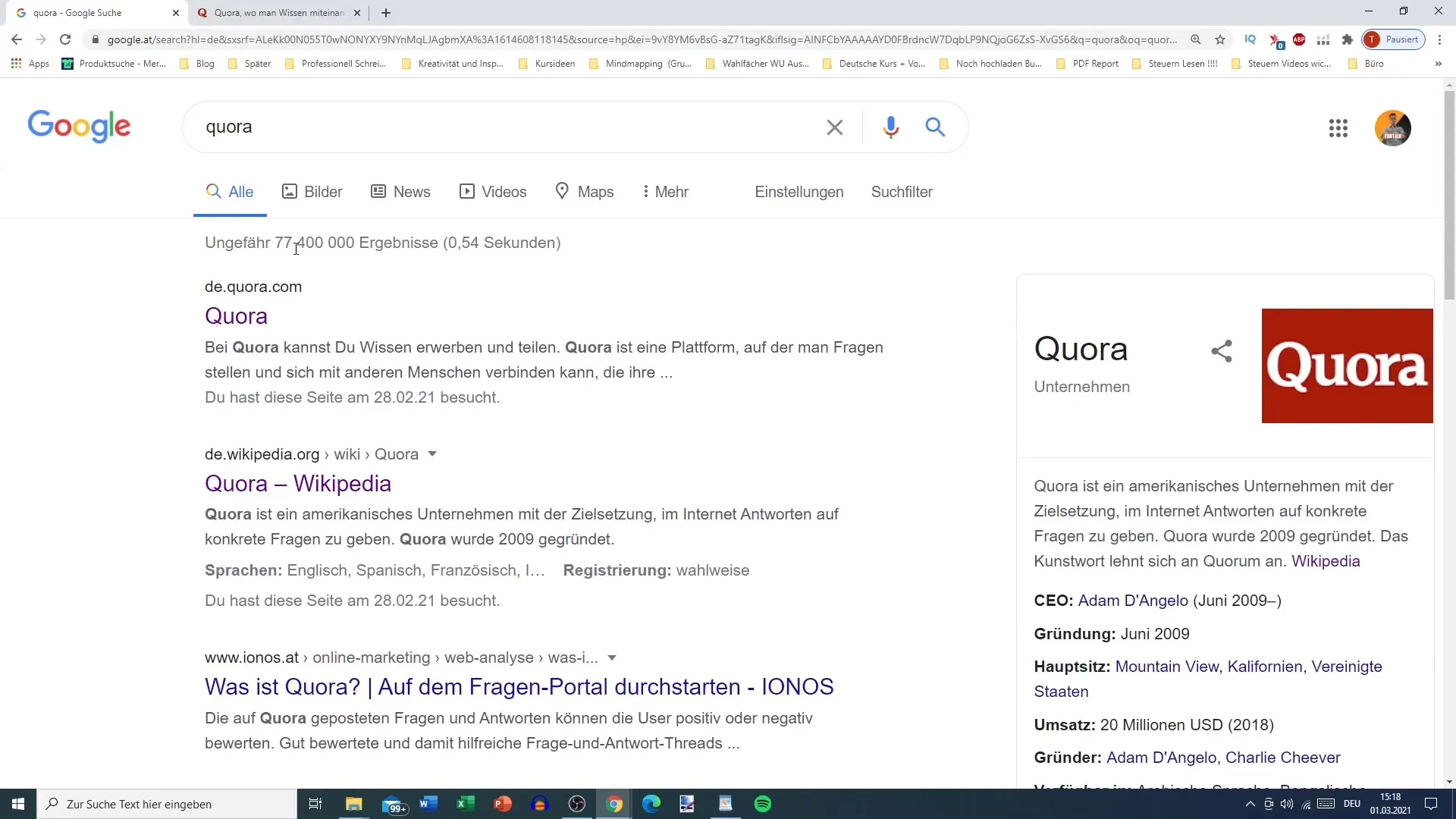 Creare un account Quora - Guida passo dopo passo