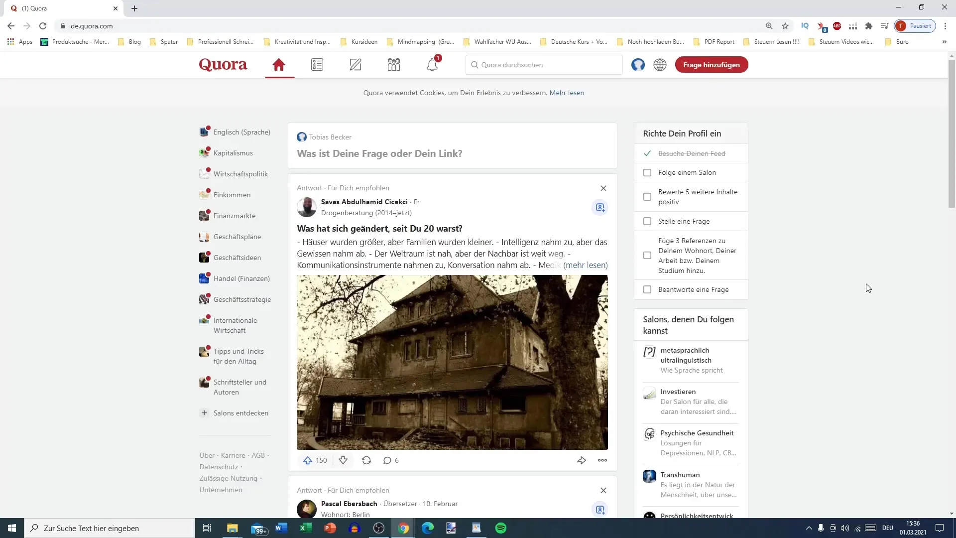 Professionelle Account-Beschreibung auf Quora erstellen