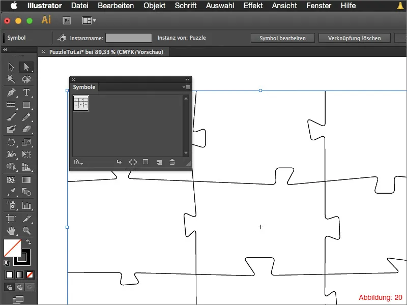 Puzzle erstellen - Adobe Illustrator