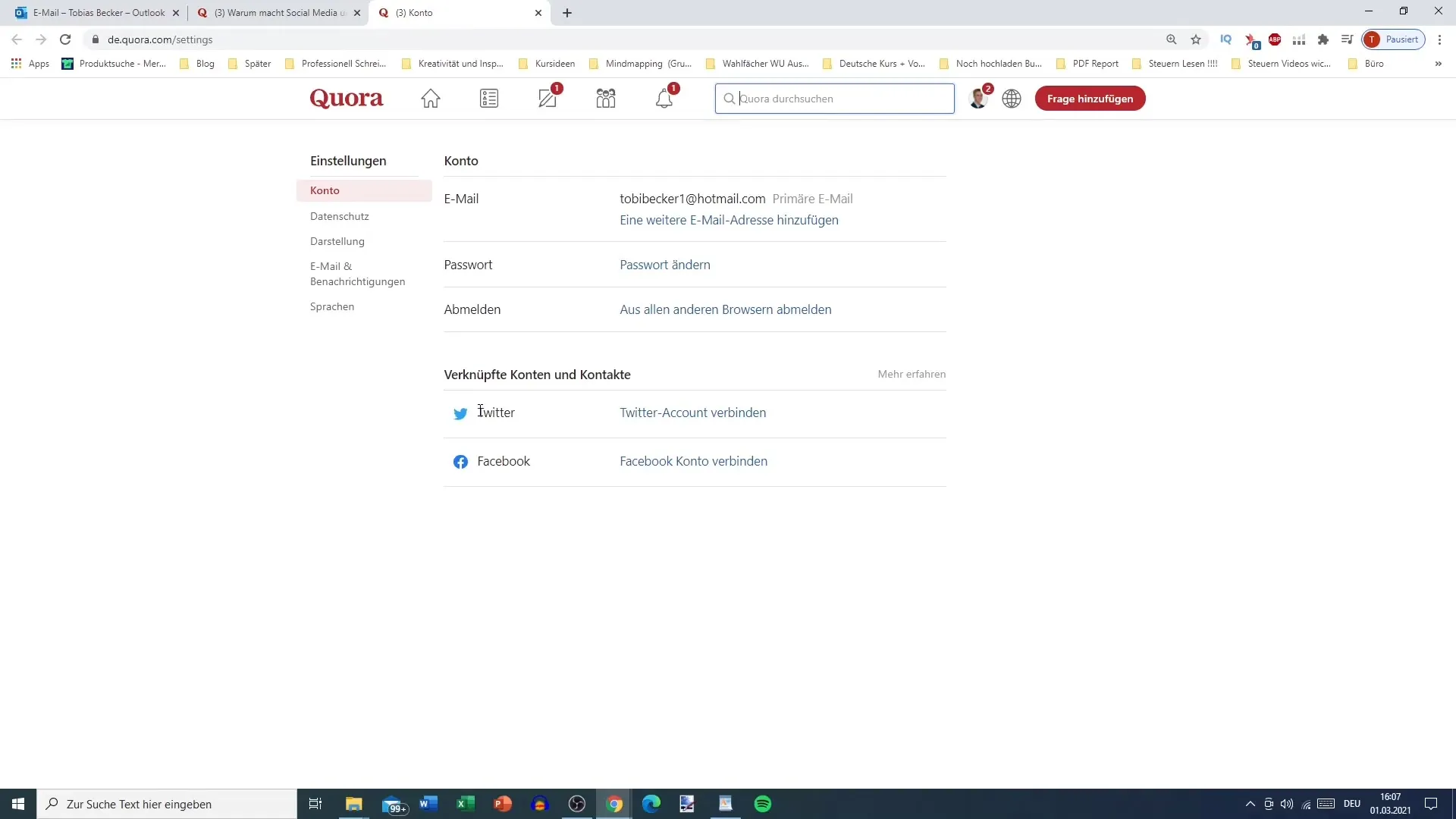 Creare un profilo Quora: istruzioni passo dopo passo per la configurazione