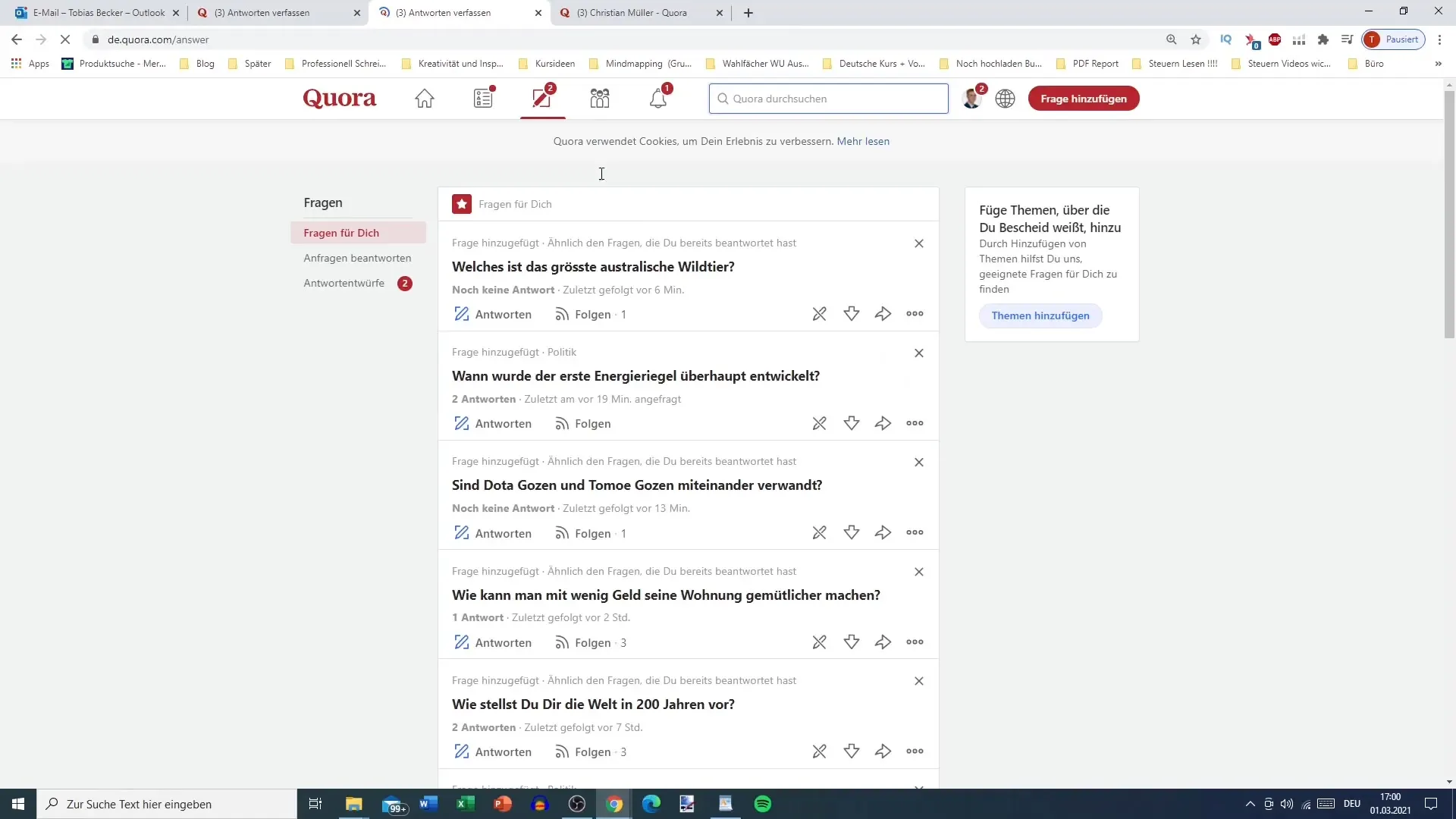 Digitales Marketing auf Quora: Strategien und Beispiele