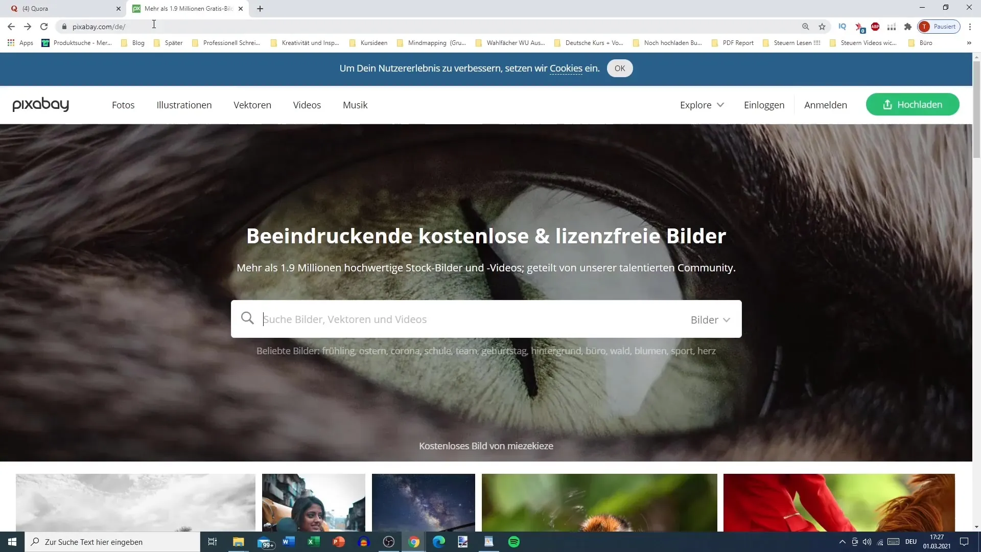 Vybrať vhodné obrázky pre odpovede na Quora