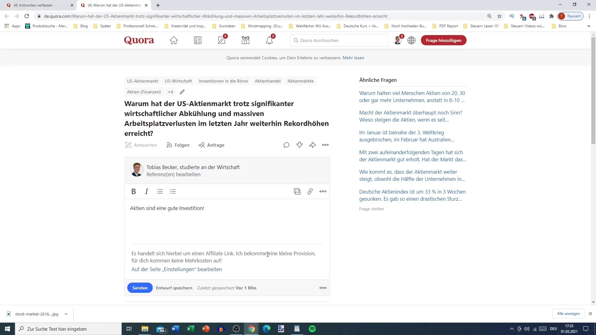 Vybrať vhodné obrázky pre odpovede na Quora