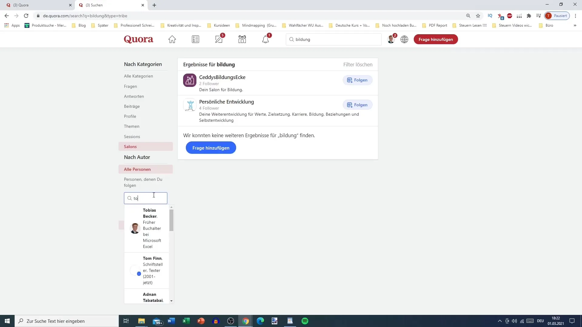 Quora keyword research for increased visibility