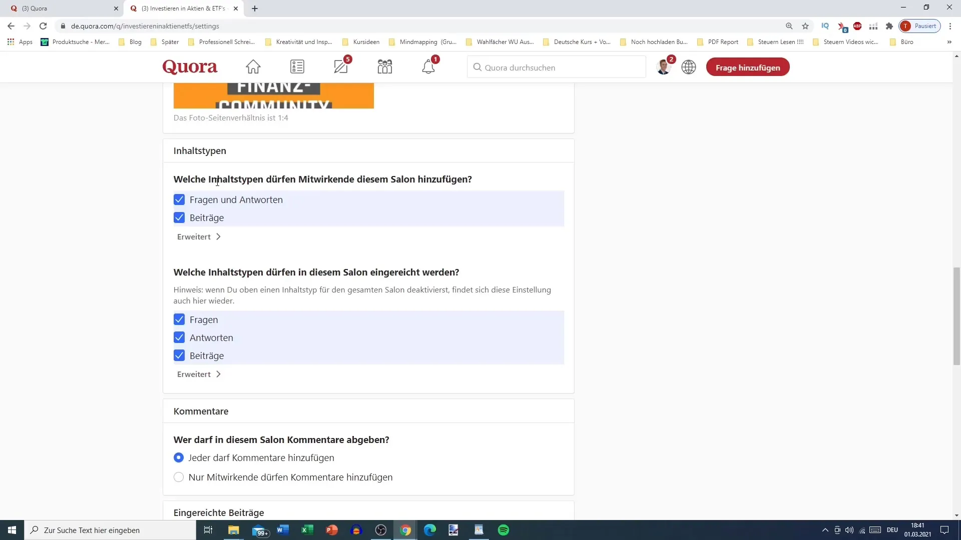 Quora-Salon: loo teadmiste vahetamise kogukond