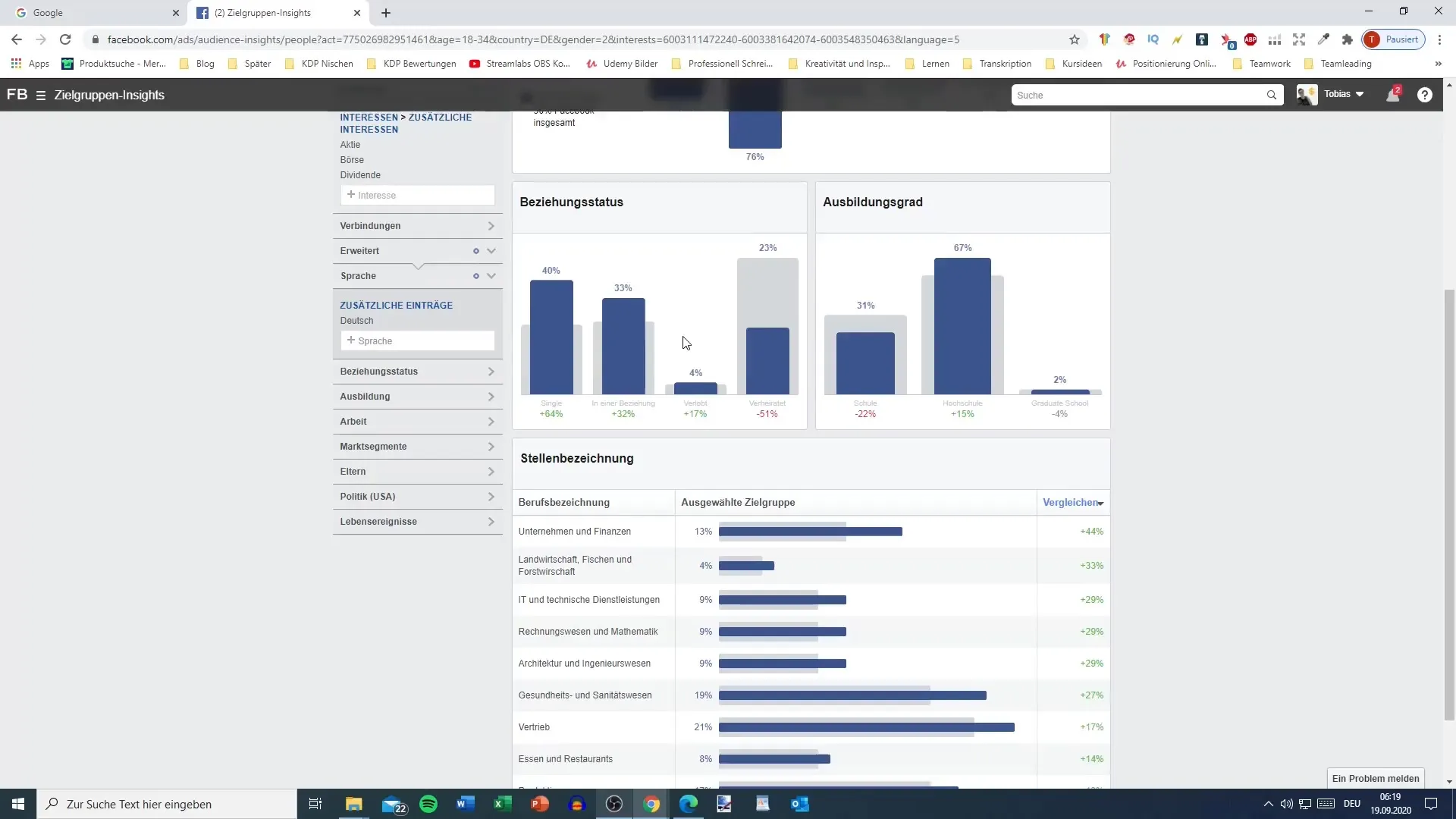 Facebook Insights para marketing direcionado no Instagram