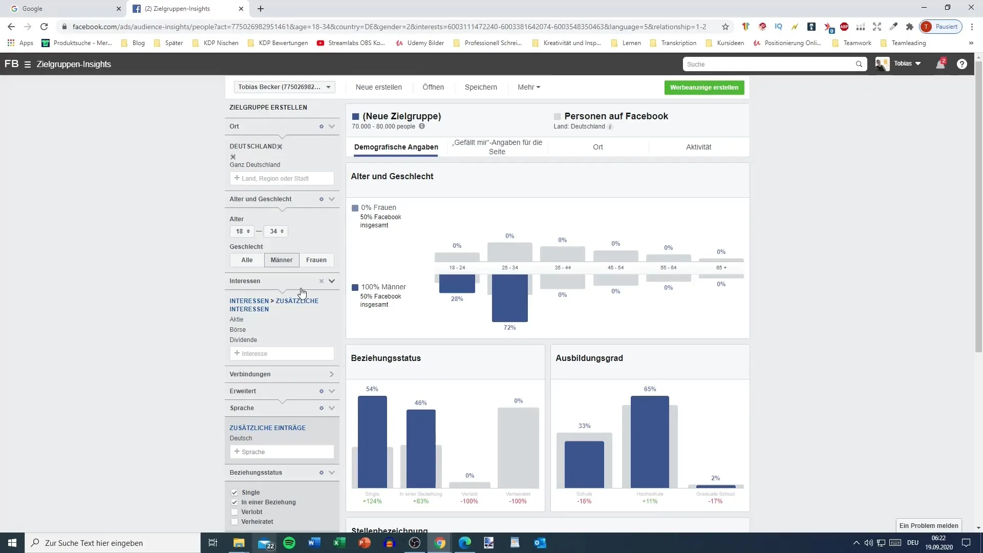 Facebook Insights para marketing direcionado no Instagram
