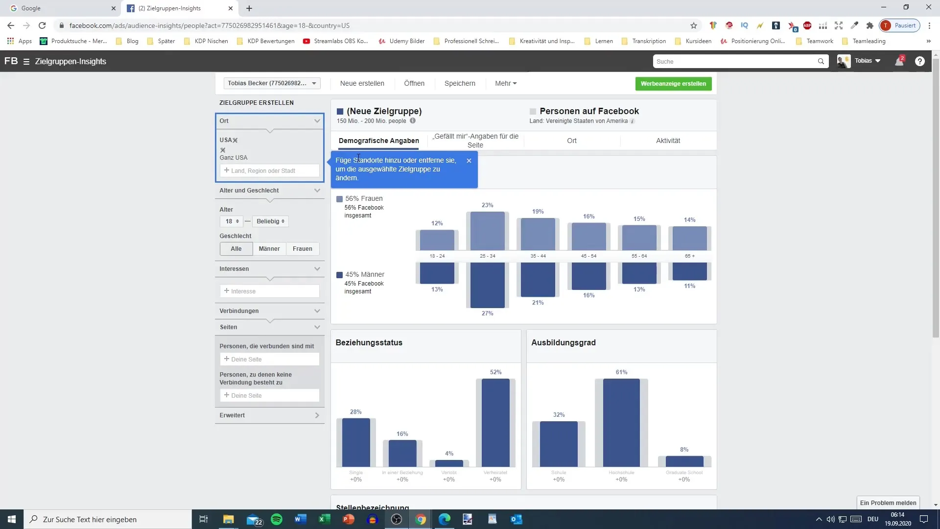 Facebook Insights para marketing direcionado no Instagram
