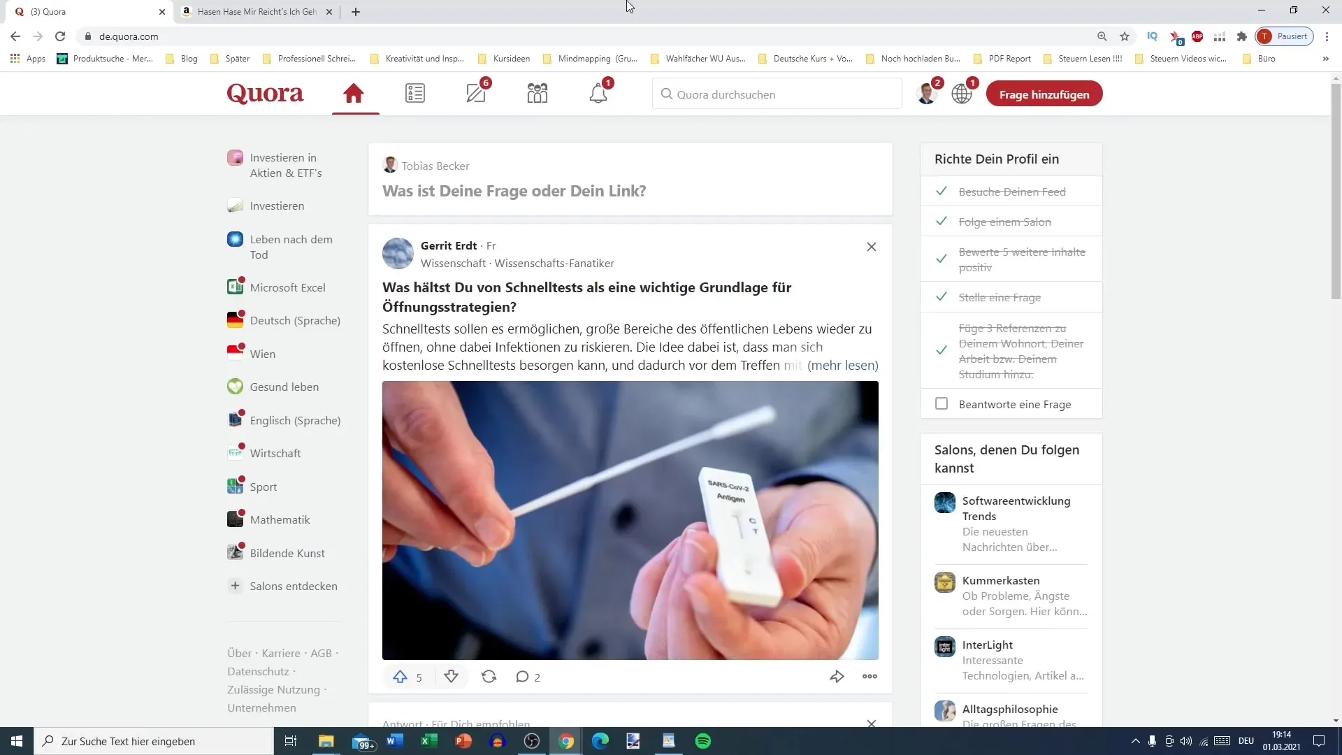 Memanfaatkan Quora untuk pemasaran afiliasi yang efektif