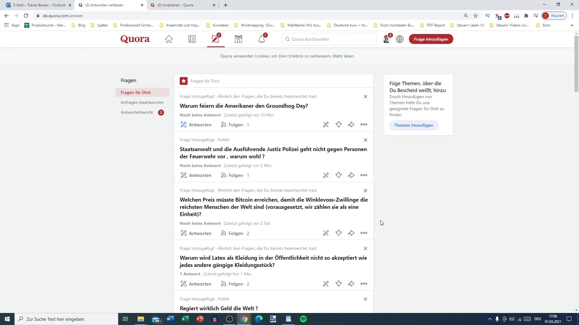 A folosi în mod optim Quora pentru marketing digital: identificarea și răspunsul la întrebări