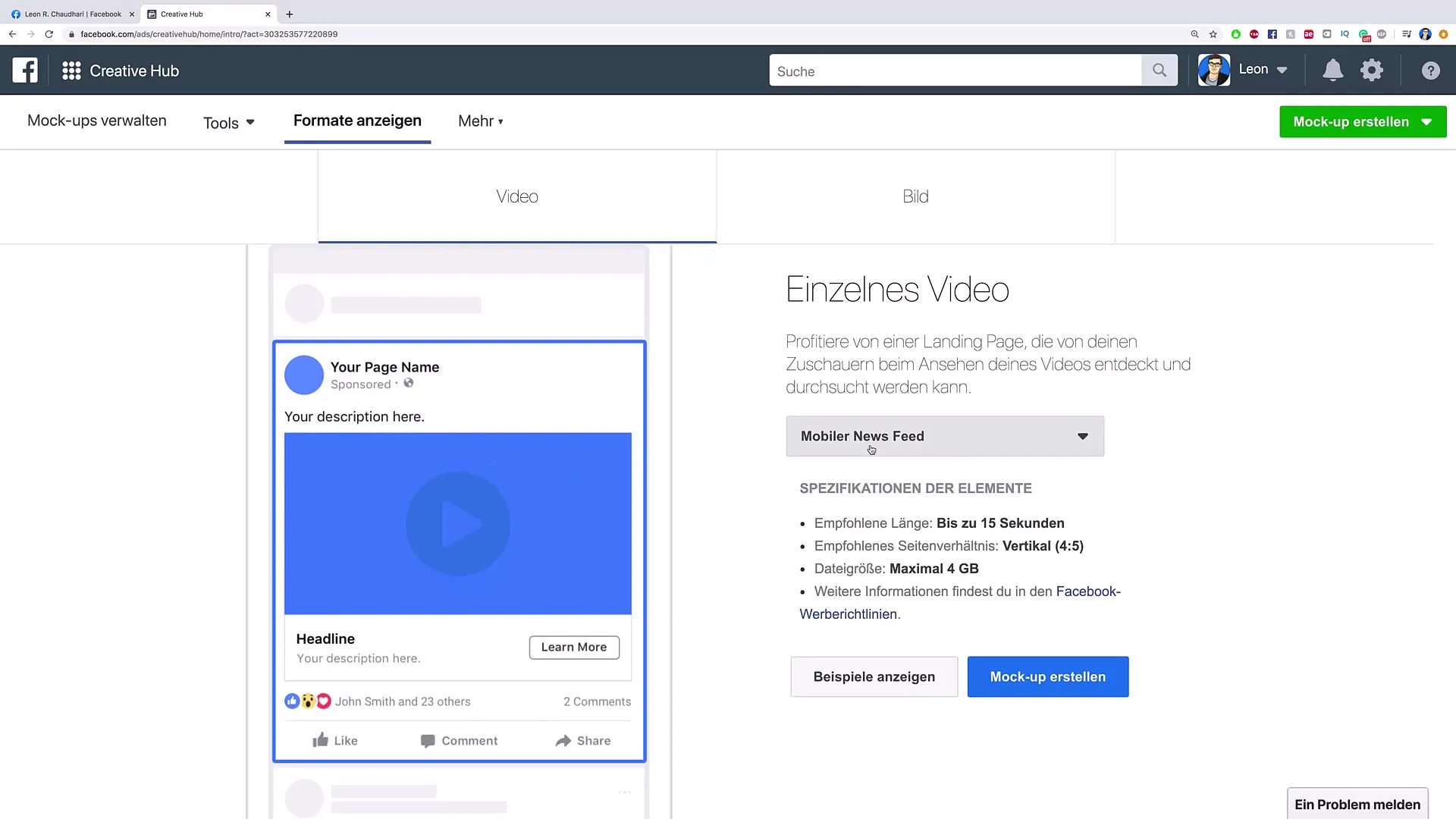 Kontrola popisků obrázků v Creative Hubu - Optimalizujte své Facebookové inzeráty