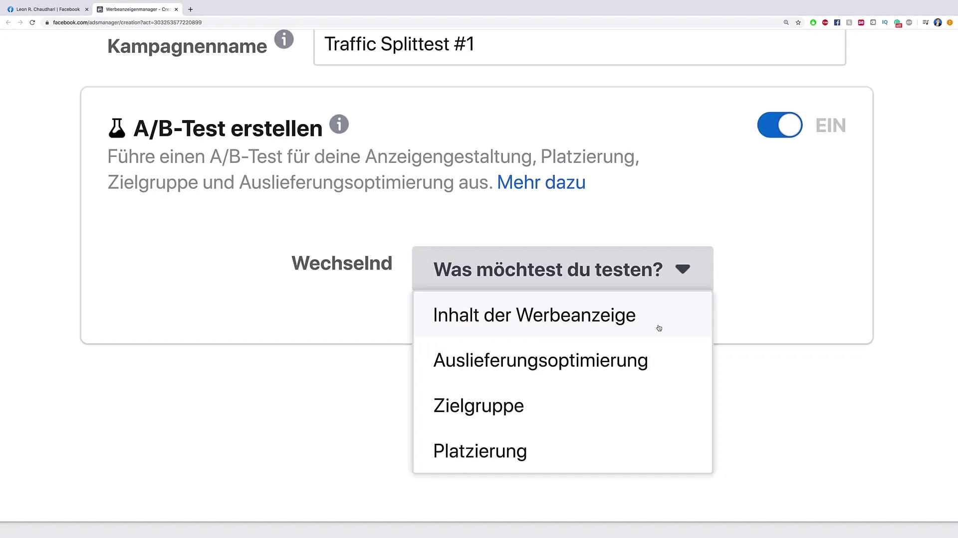Testování rozdělení cílových skupin na Facebooku pro efektivní reklamu