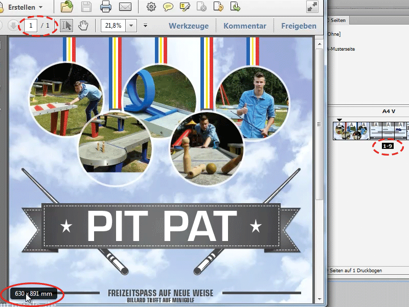 Adobe InDesign tips & tricks: Use the page tool to place pages one below the other, e.g. for puzzles