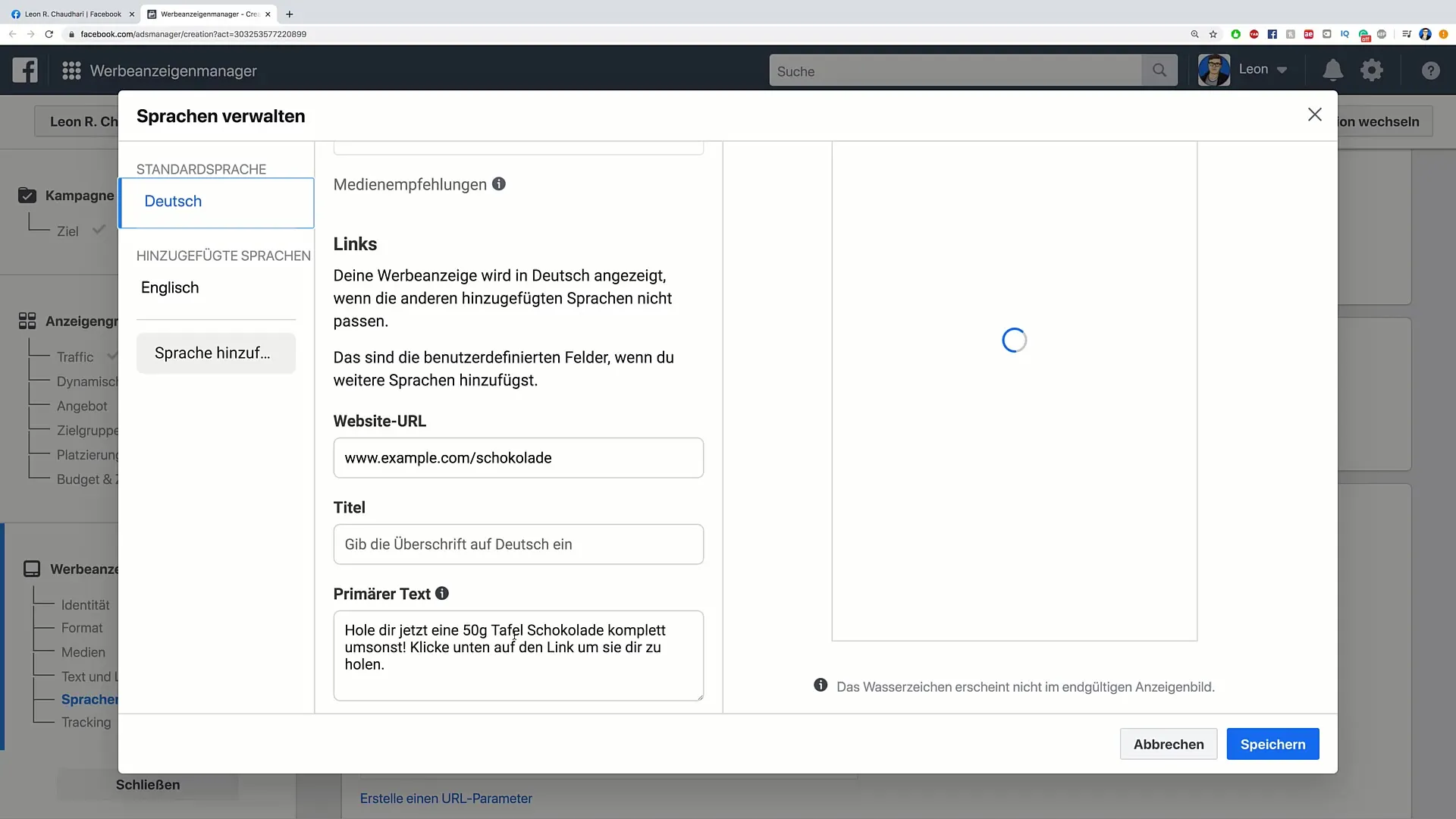Mehrsprachige Facebook-Werbeanzeigen gestalten für optimale Kundenakquise