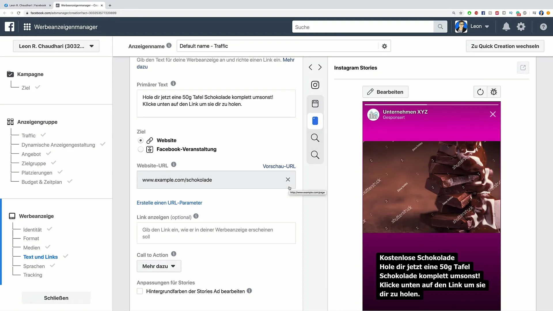 Create and edit creative content for Instagram
