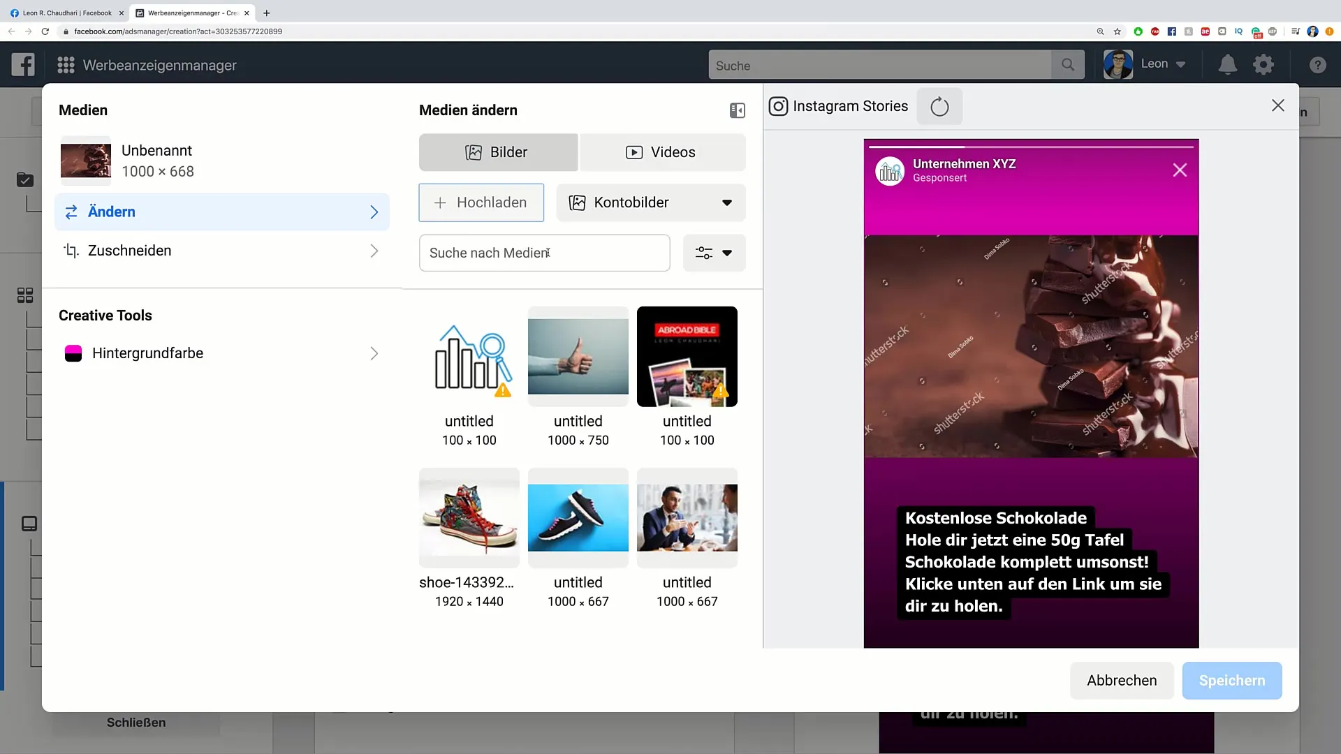 Create and edit creative content for Instagram