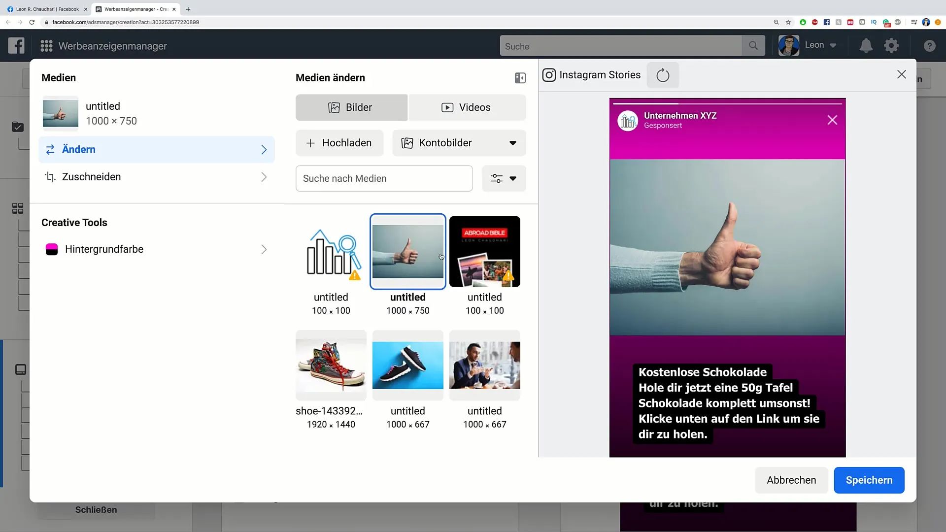 Create and edit creative content for Instagram