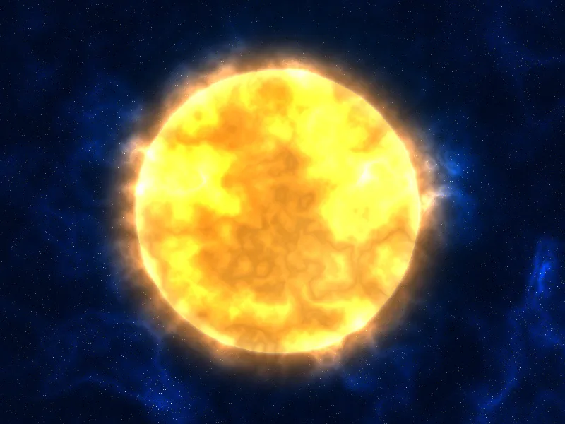 Fire ulike planeter opprettes inkludert asteroidebelter + eksplosjon