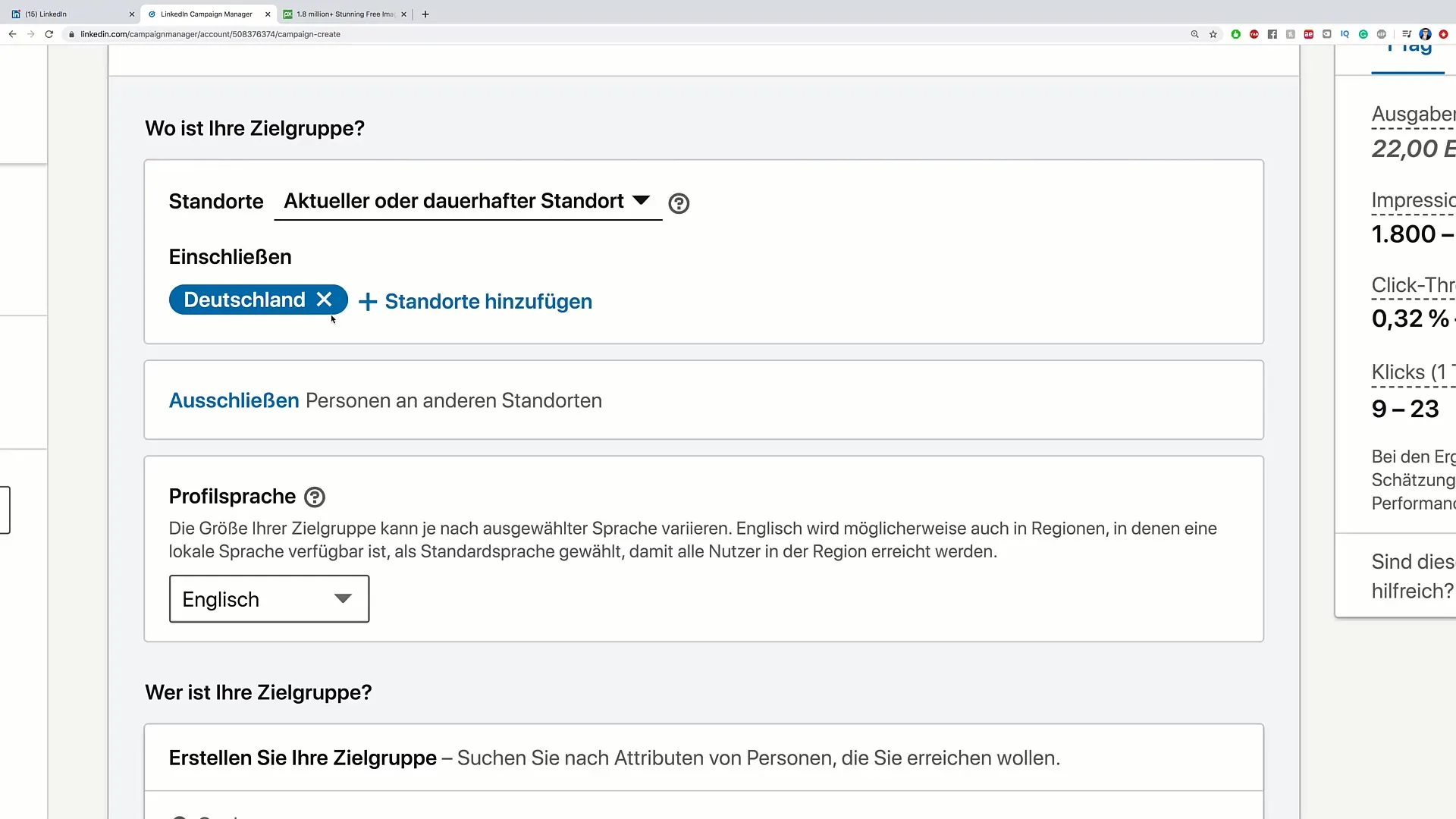 Vytvořte efektivní reklamu na LinkedIn