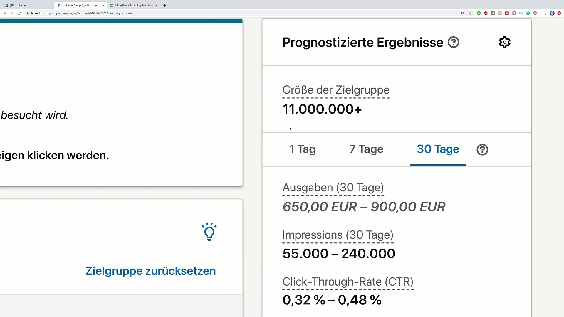 Vytvořit účinný reklamní inzerát na LinkedIn