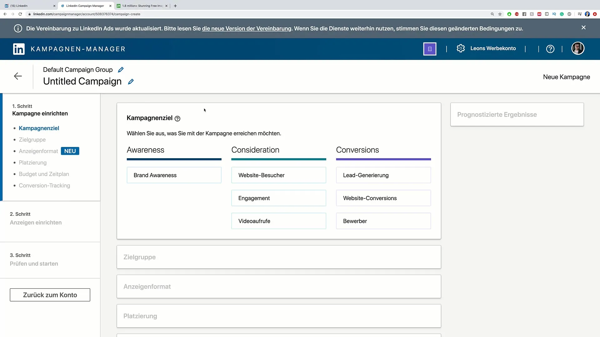 Vytvoření efektivní reklamy na LinkedIn