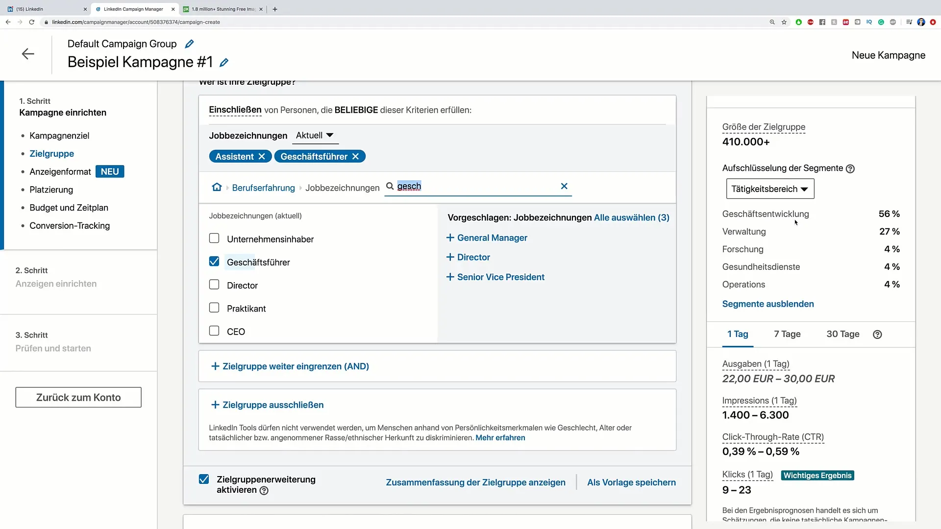 Vytváření účinné reklamy na LinkedIn