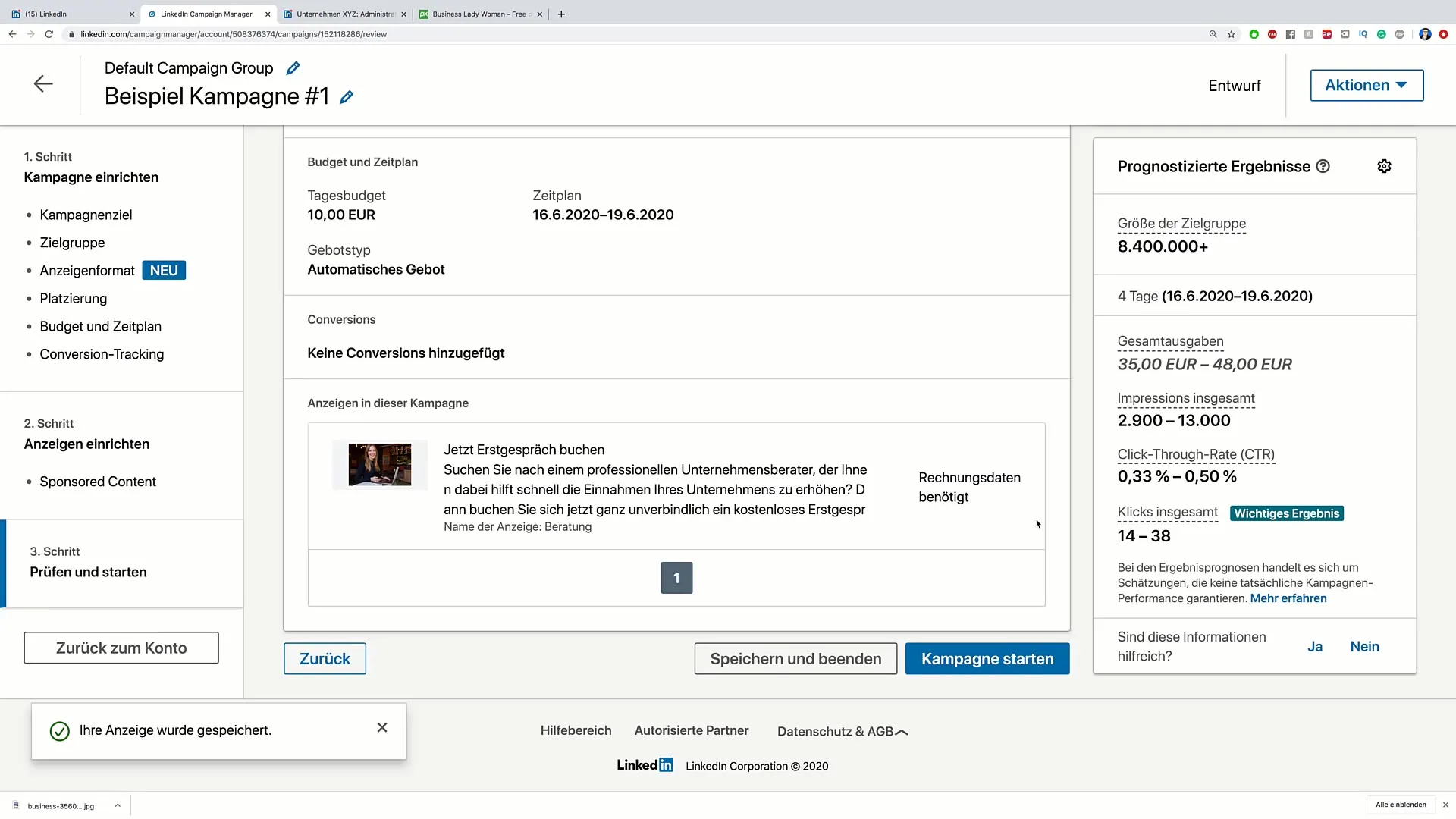 Přidat obsah pro efektivní reklamní inzeráty