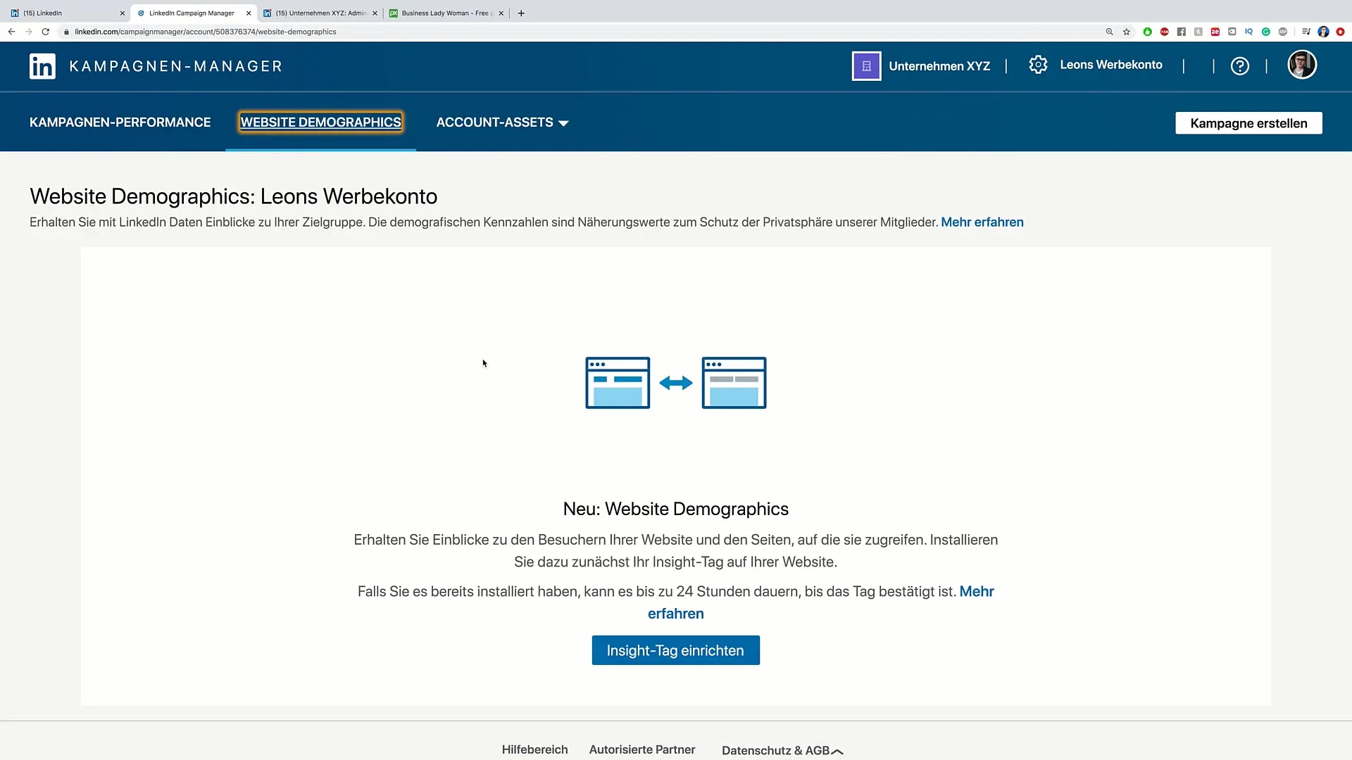 Efektivně využívat nástroje pro správu reklam na LinkedInu