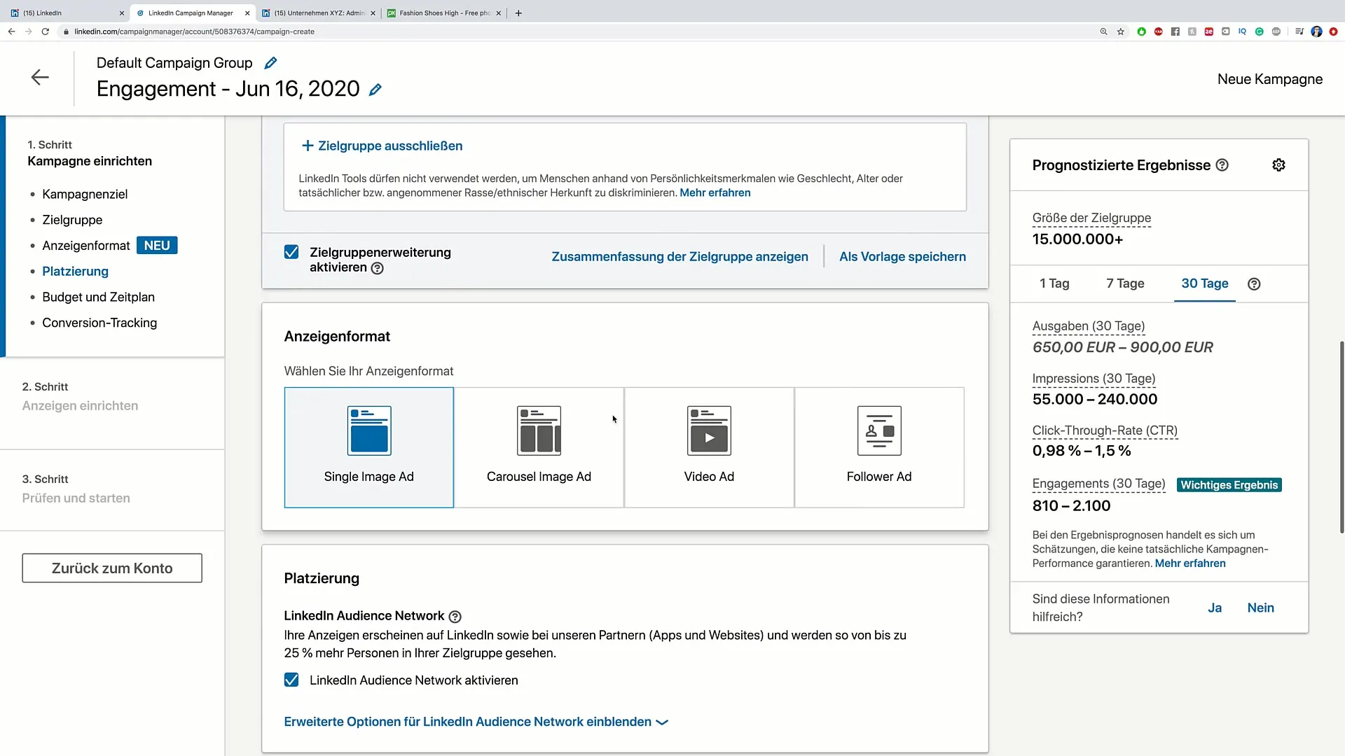 Úspěšně vytvářet karuselové reklamy na LinkedIn