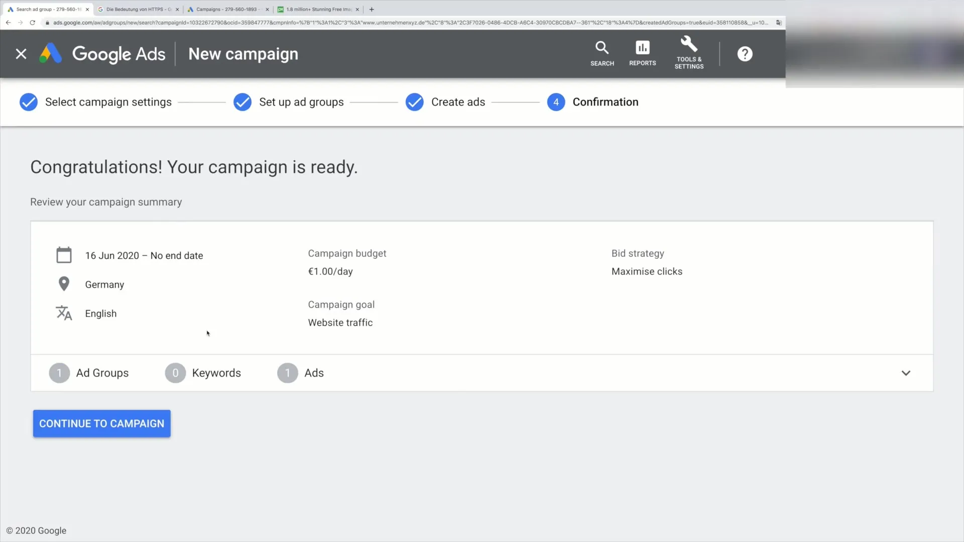 Vytvoření reklamního inzerátu ve vyhledávání - Krok za krokem návod