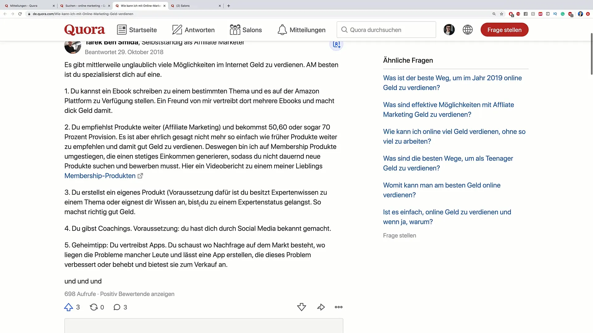 Psaní přesvědčivých odpovědí na Quoře: Strategie pro tvůj úspěch