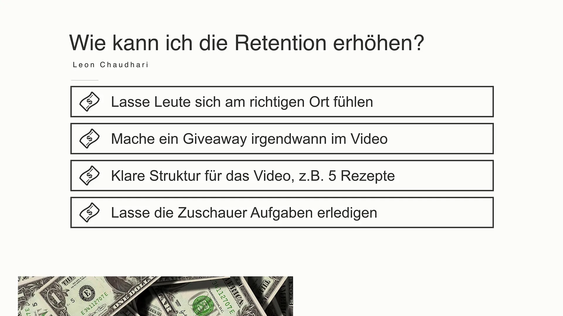 Strategie k zlepšení retence videí na YouTube