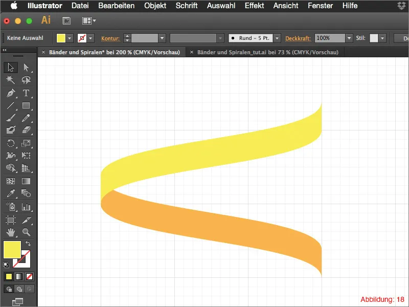3Dバンドとスパイラル - Adobe Illustrator 3Dバンドとスパイラル - Adobe Illustrator