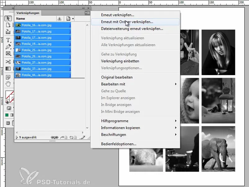 Suggerimenti e trucchi per Adobe InDesign: confrontare rapidamente le foto in bianco e nero e a colori.