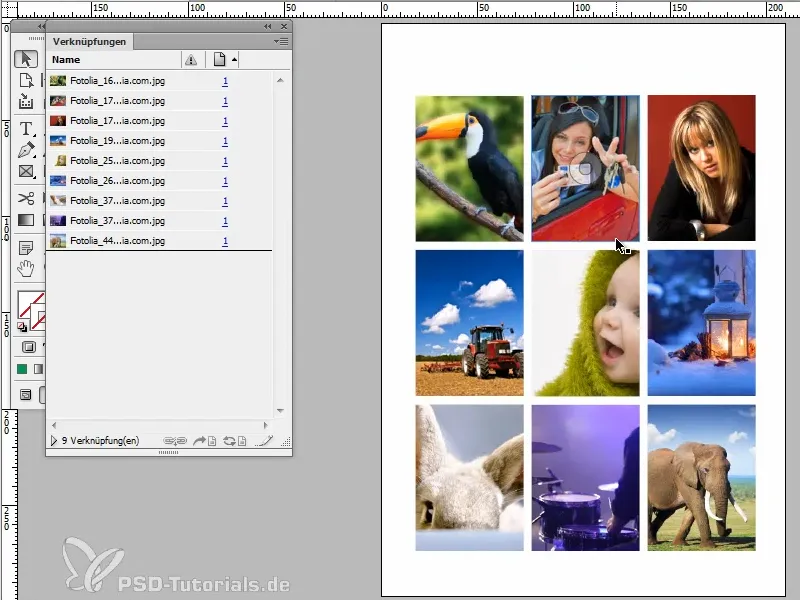 Suggerimenti e trucchi su Adobe InDesign: confrontare rapidamente le foto in bianco e nero e a colori.