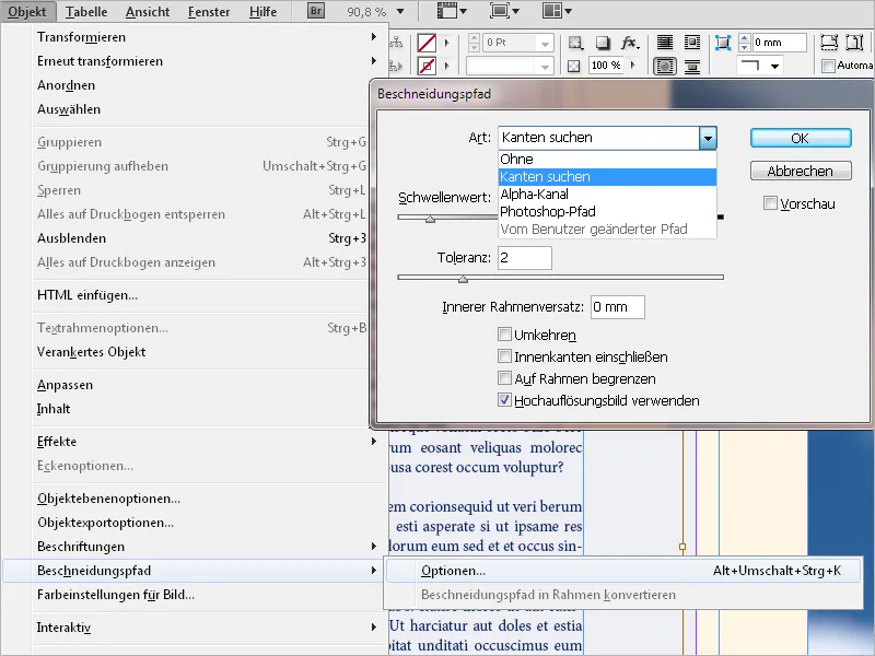 Περιτύλιγμα κειμένου στο InDesign