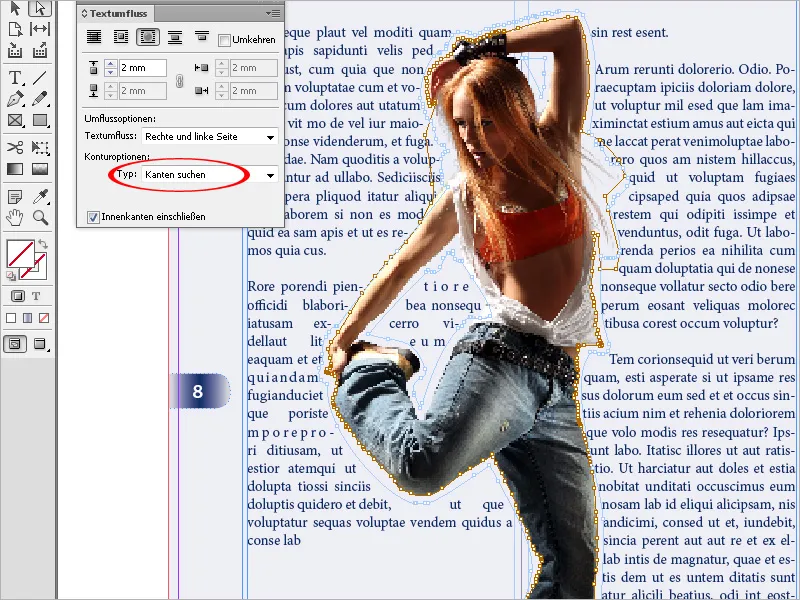 Αναδίπλωση κειμένου στο InDesign