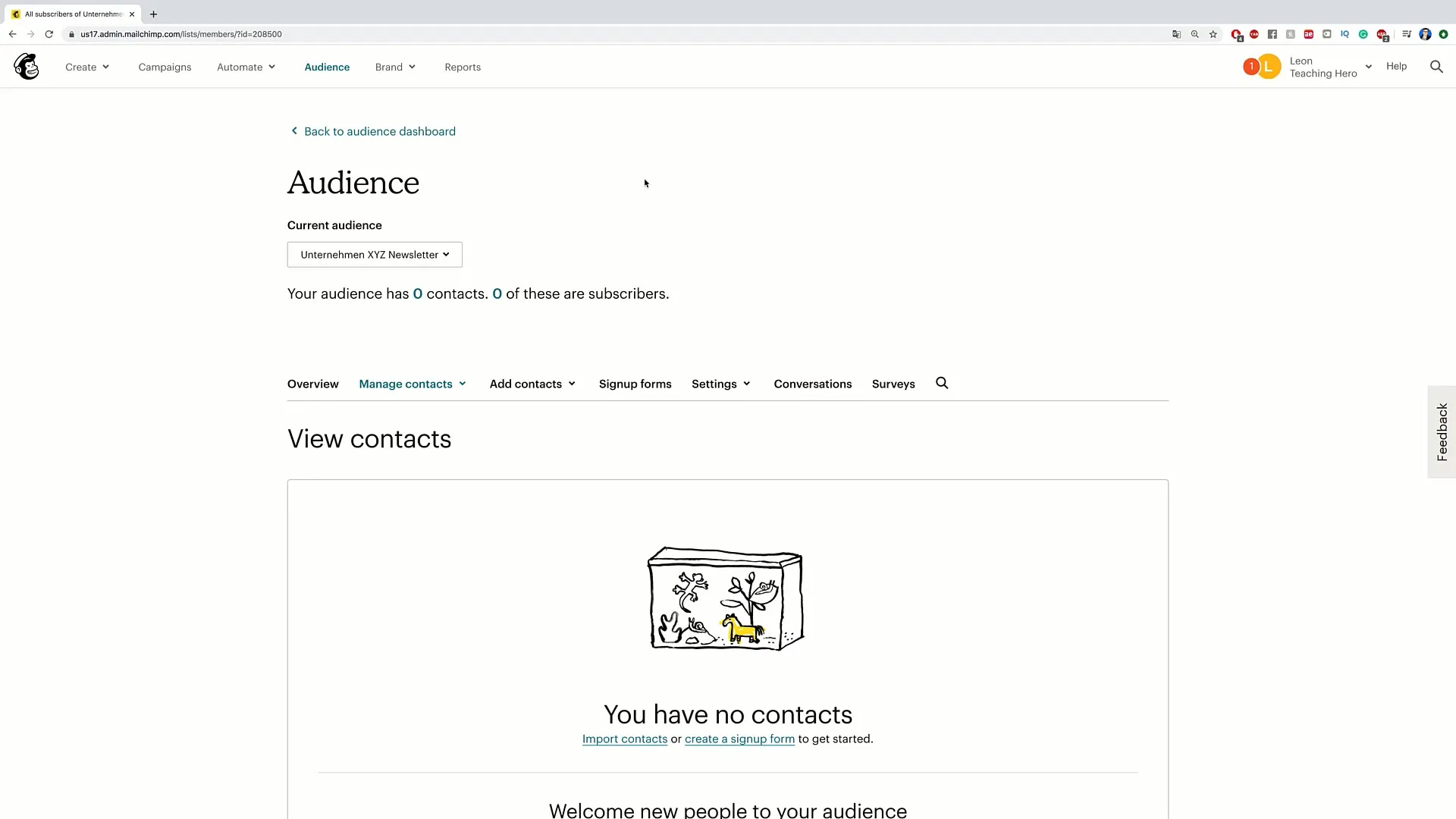Vytváření kampaní a newsletterů na internetu jednoduše