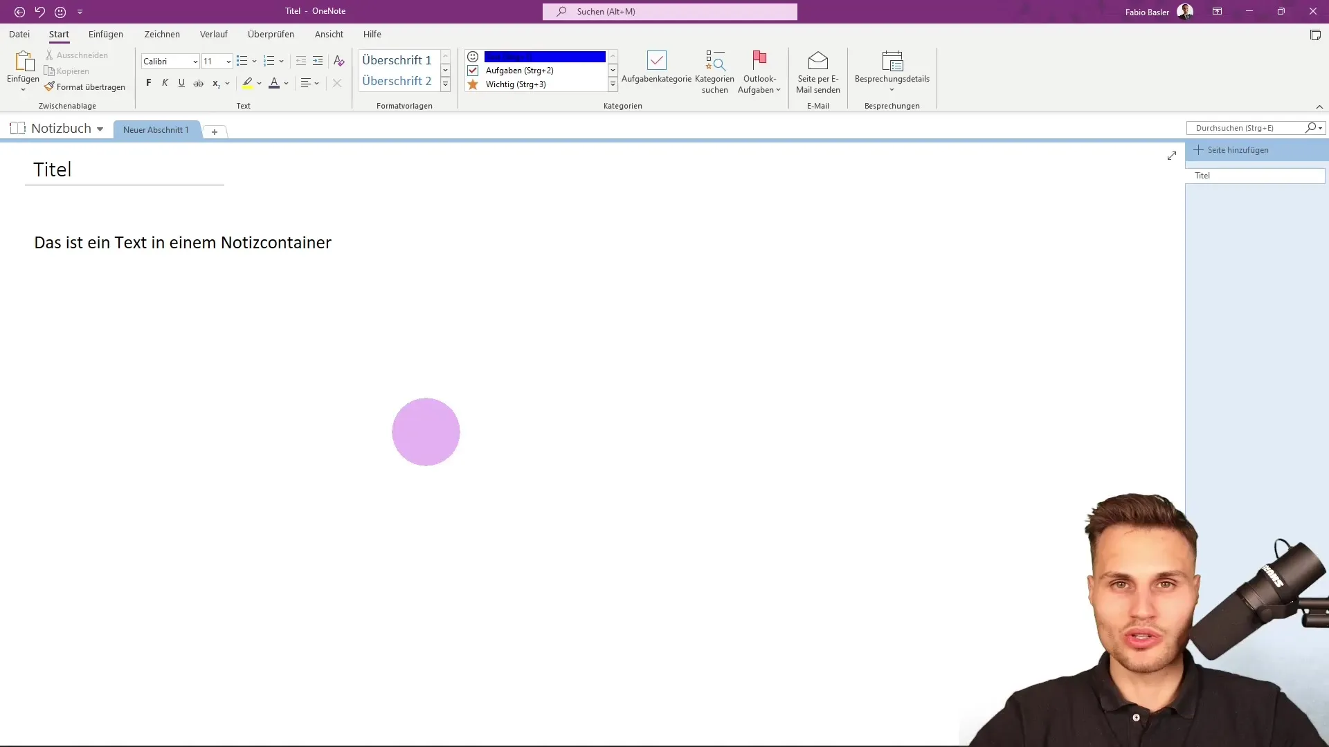 Microsoft OneNote: Conceptos básicos e interfaz de usuario