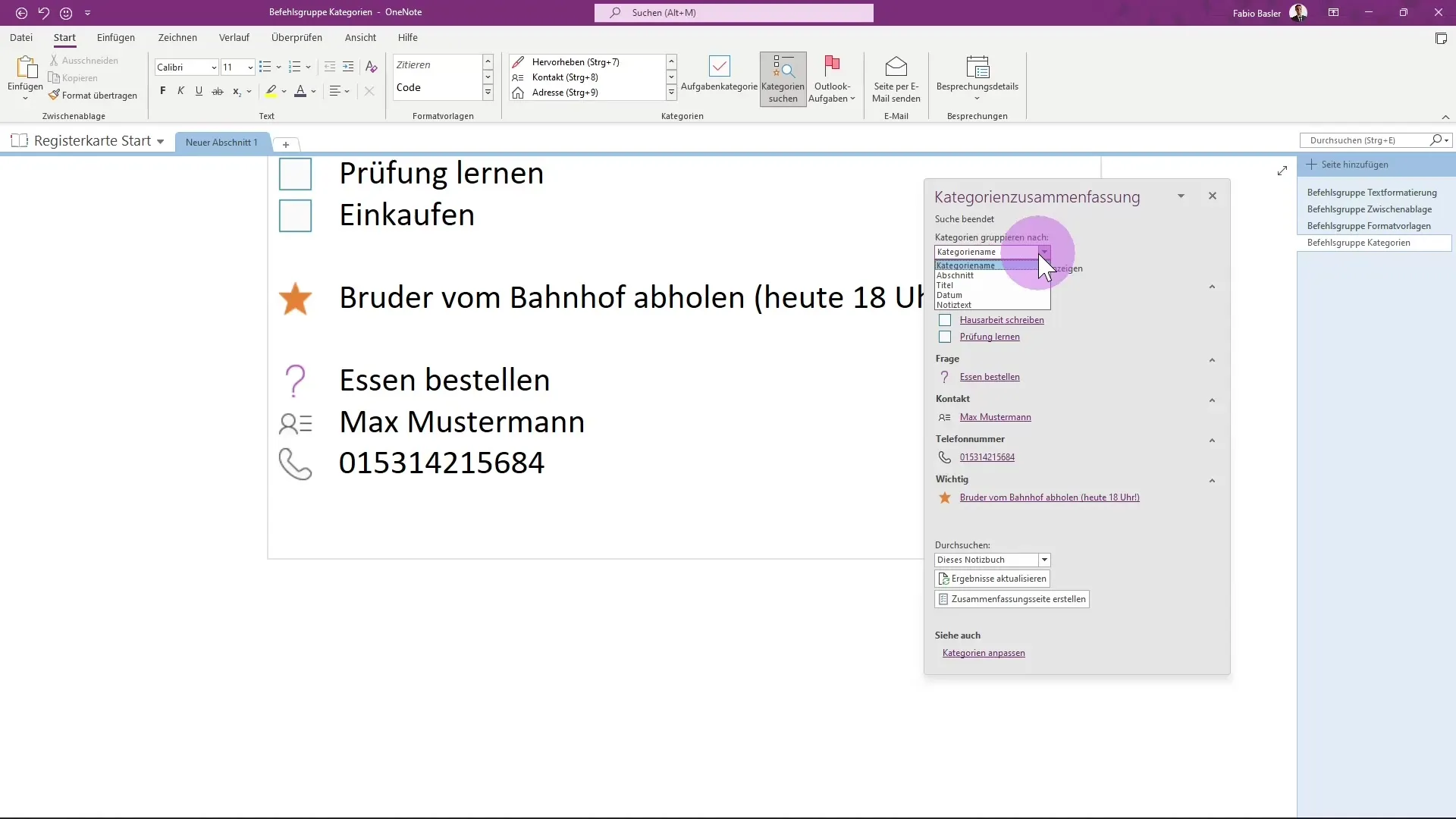 Use and customize categories in Microsoft OneNote Use and customize categories in Microsoft OneNote