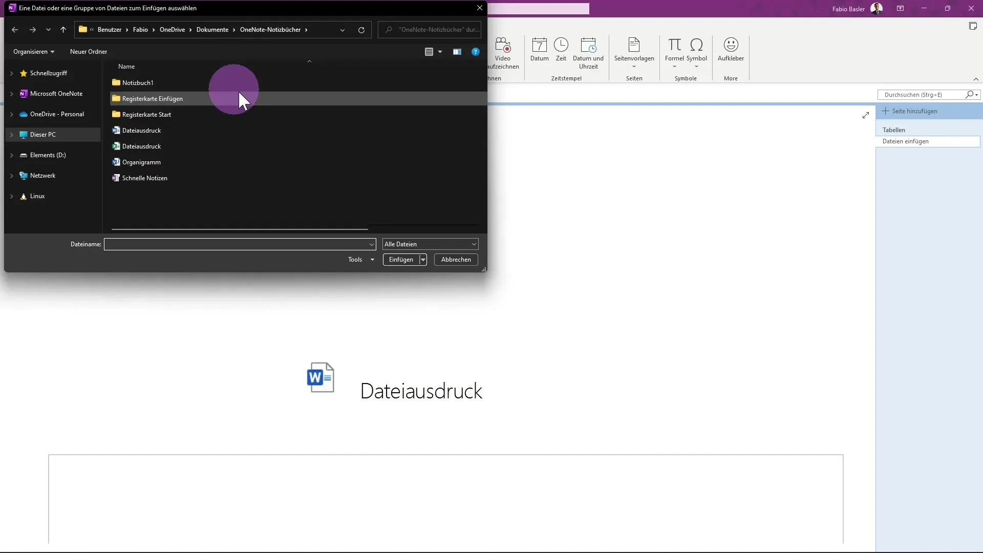 Insertar archivos de forma eficiente en Microsoft OneNote