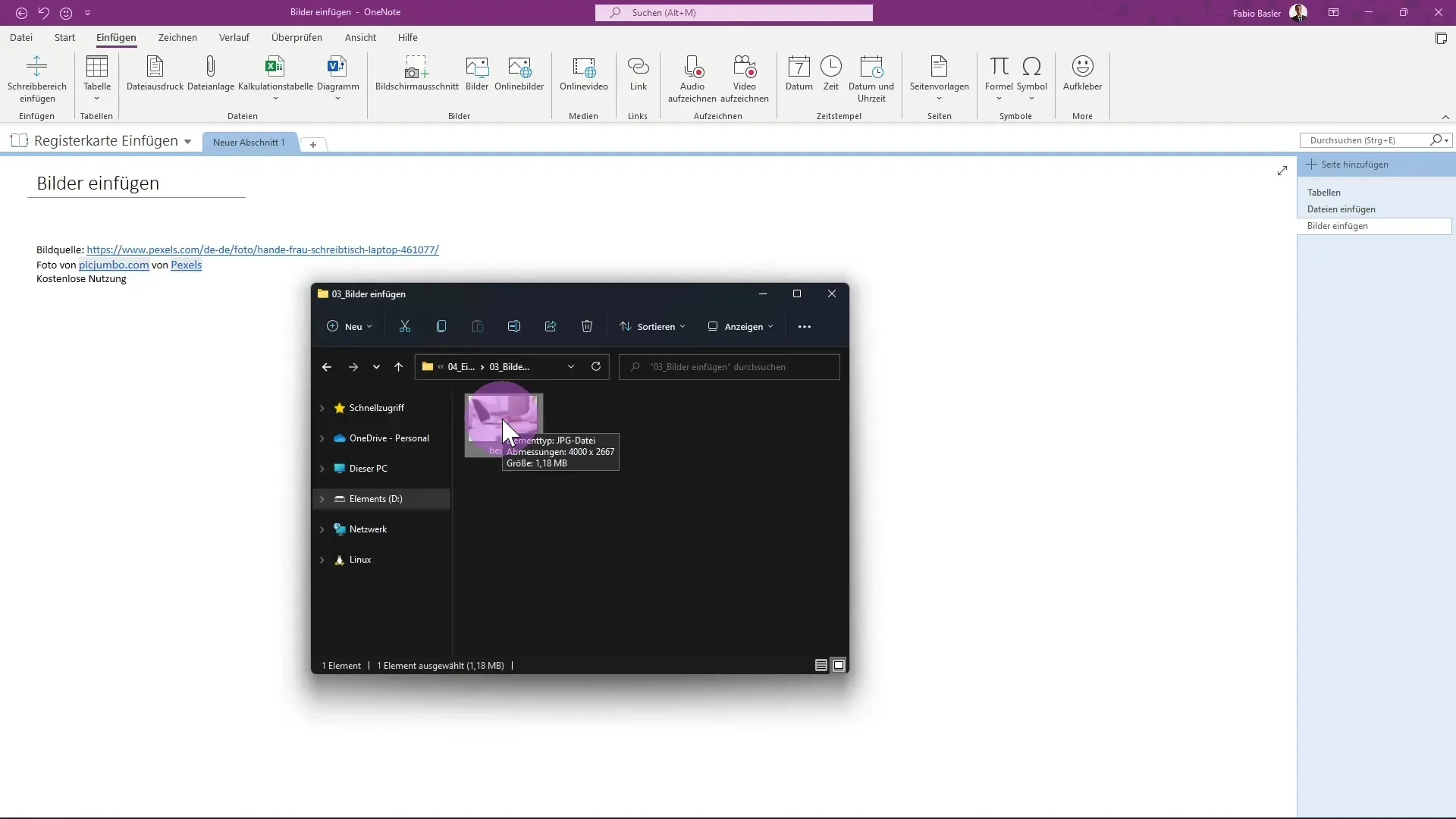 Insertar imágenes de manera efectiva en Microsoft OneNote
