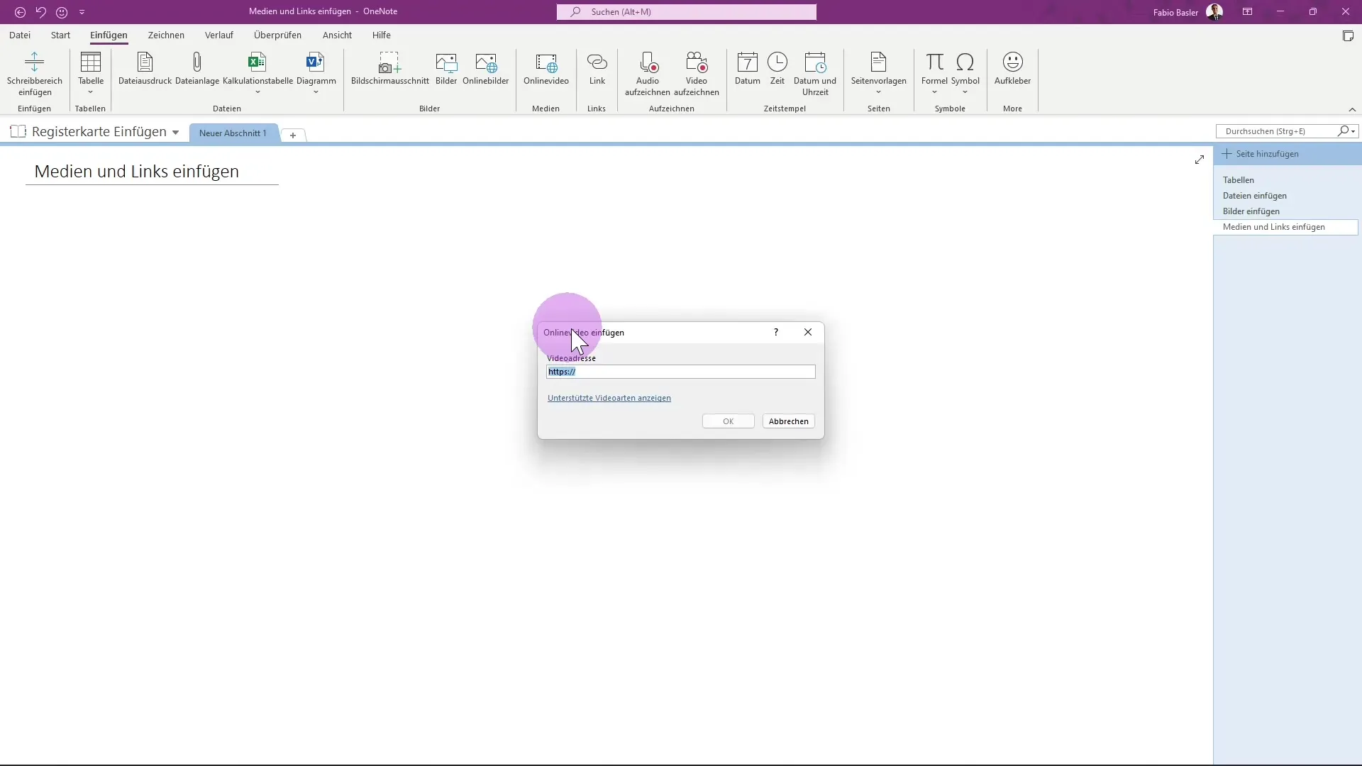 Microsoft OneNote - Insertar medios y enlaces de forma efectiva
