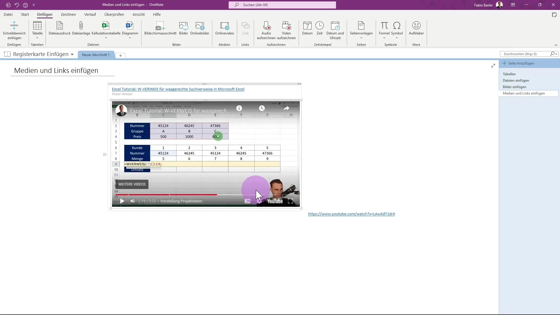 Microsoft OneNote: insertar multimedia y enlaces de forma efectiva