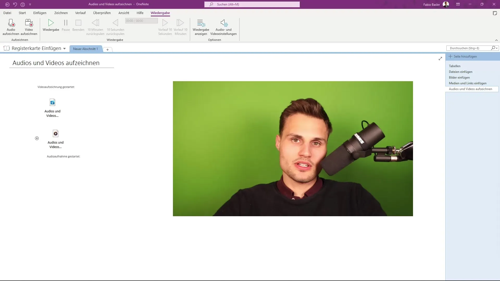 Integración multimedia en OneNote: ¡Audio y vídeo!