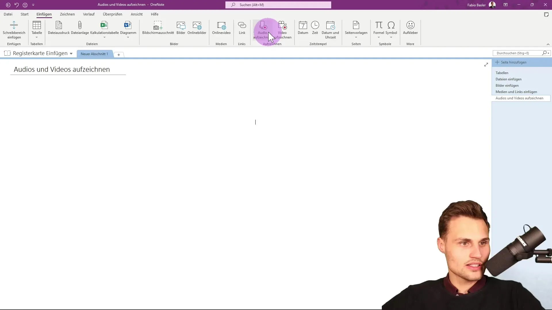 Integración multimedia en OneNote: ¡Audio y vídeo!