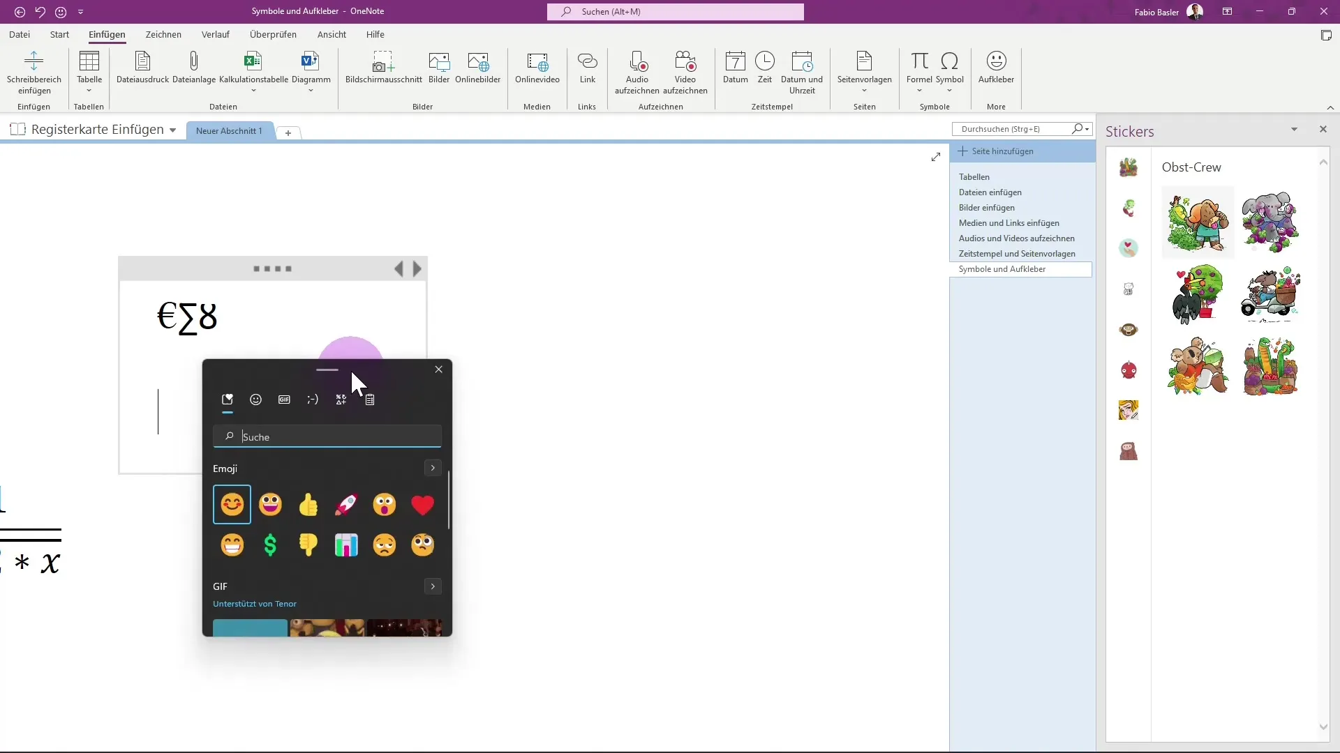 Uso de símbolos y emojis en OneNote hecho fácil